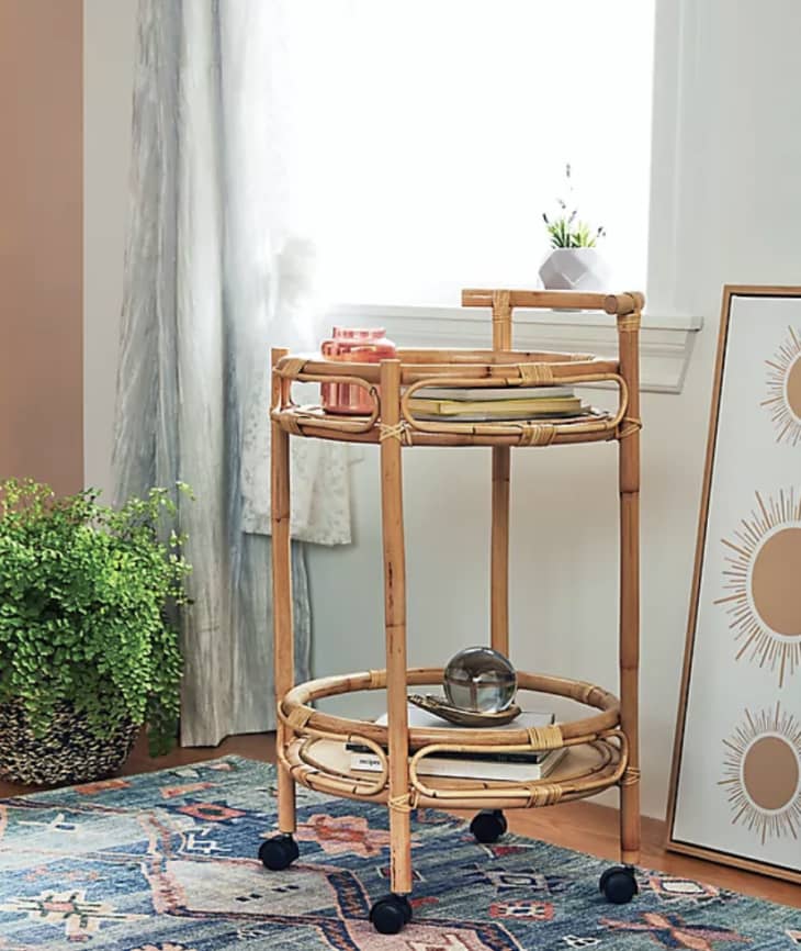Bed Bath & Beyond Wild Sage Bar Cart Review Apartment Therapy